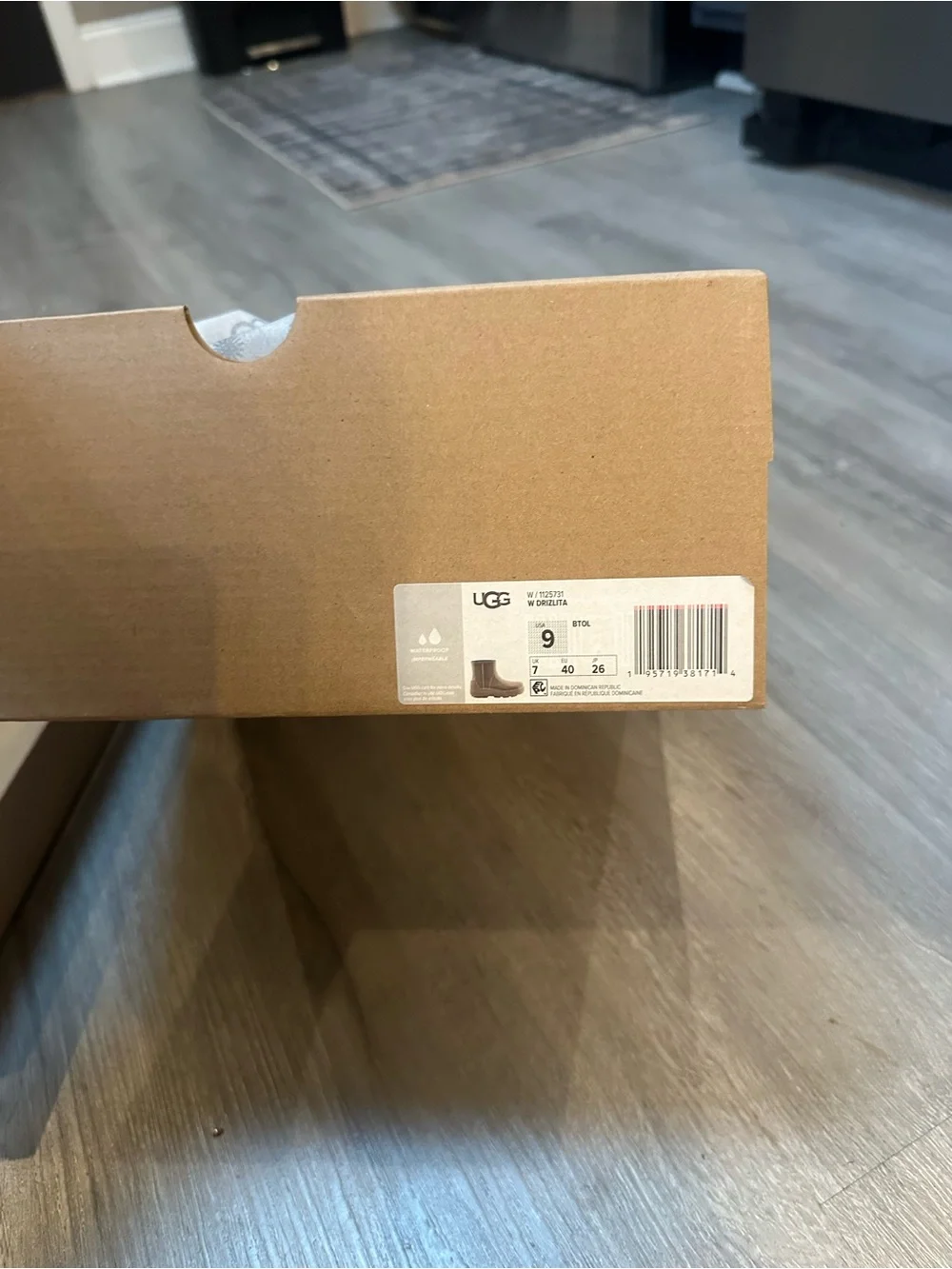 UGG Olive Green Chelsea Rain Ankle Boots